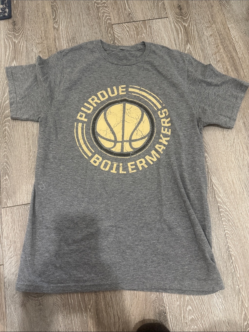 Purdue Boilermakers Gray Short Sleeve Tee